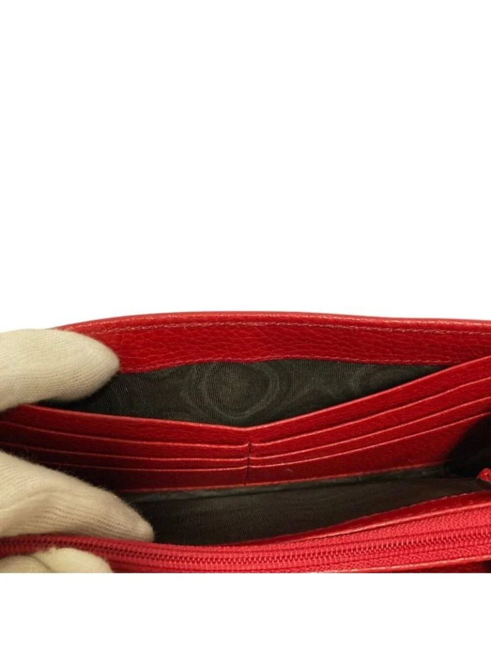 Gucci Soho Leather Wallet Red - Picture 8 of 15